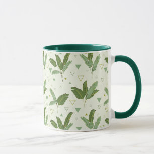 Banana Leaf With Triangles Mug