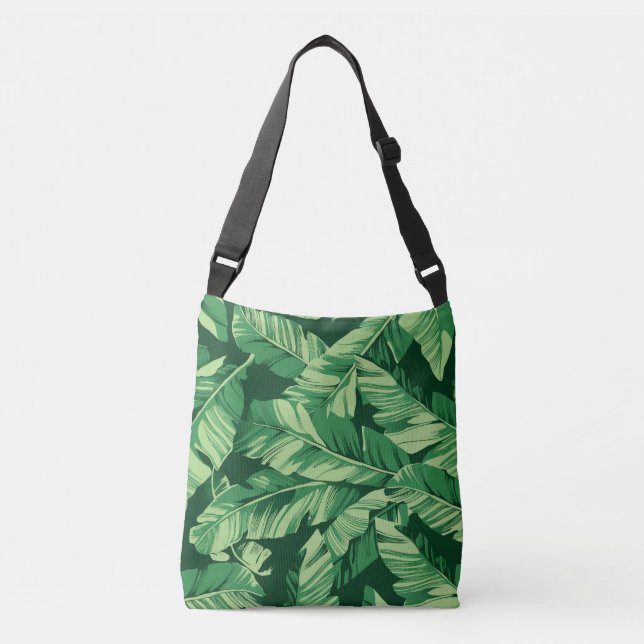 Banana Leaves 2 Crossbody Bag (Front)