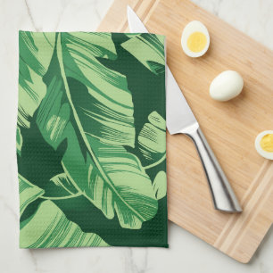 Banana Leaves 2 Tea Towel