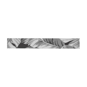 Banana Leaves 3 Wrap Around Label