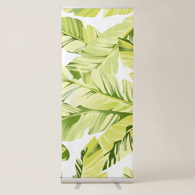 Banana Leaves 4 Retractable Banner (Front)