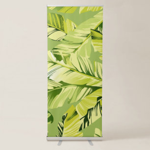 Banana Leaves 5 Retractable Banner