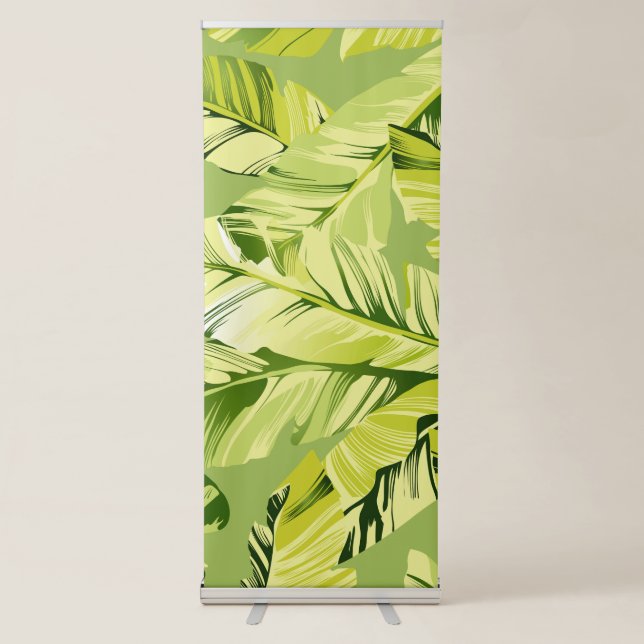 Banana Leaves 5 Retractable Banner (Front)