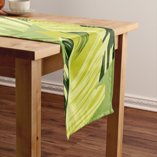Banana Leaves 5 Short Table Runner (In Situ)