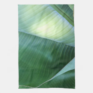 Banana Leaves Abstract 37 Tea Towel