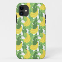 Banana Leaves And Fruit Pattern