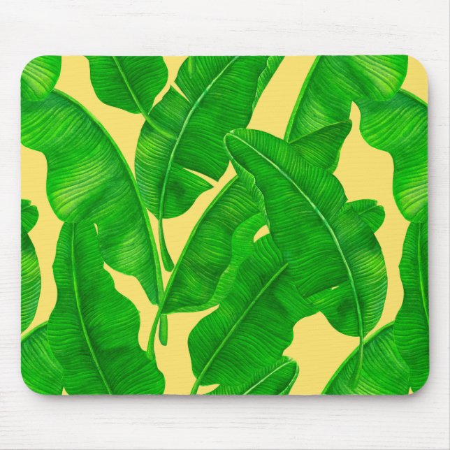 Banana leaves mouse mat (Front)
