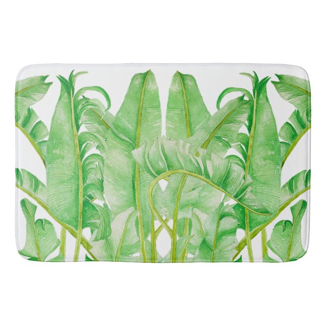 Banana Leaves on a Bath Mat (Front)