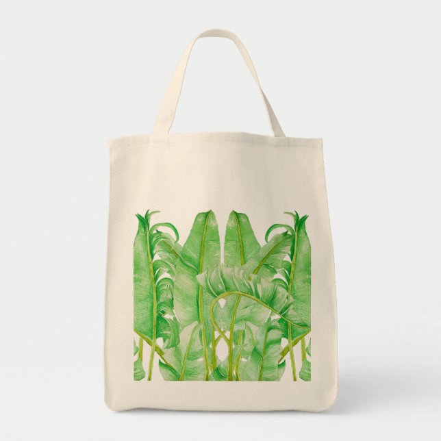 Banana Leaves on a Grocery Bag (Front)