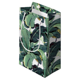 Banana Leaves Palm Tree Tropical Small Gift Bag
