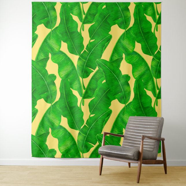 Banana leaves tapestry (In Situ)