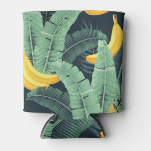 Banana Leaves: Vintage Detailed Seamless Can Cooler