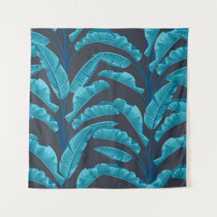 Banana Leaves: Vintage Tropical Pattern. Tapestry