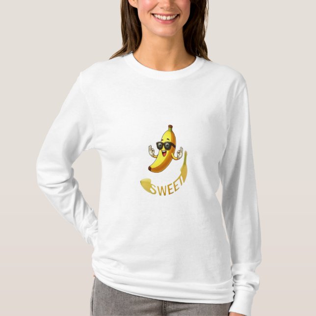 Banana Long Sleeve T-Shirt (Front)