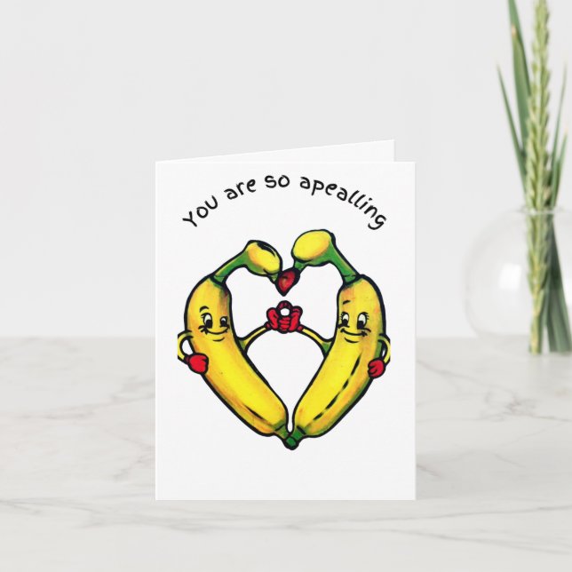 Banana Love Card (Front)