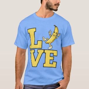 Banana Love For Banana Fruit Lover Funny Yellow Ba T-Shirt