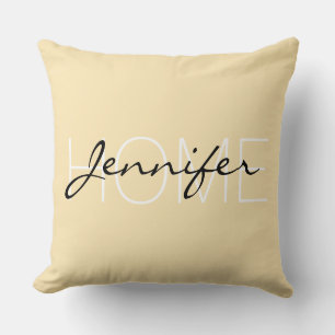 Banana mania colour home monogram cushion