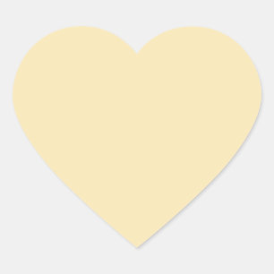 Banana Mania (solid colour) Heart Sticker