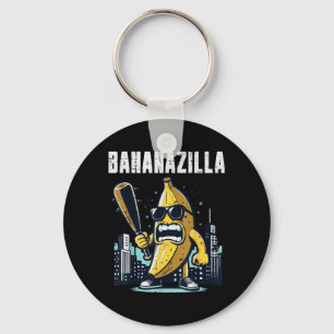 Banana Monster Bananazilla Funny Fruit Meme Men Ki Key Ring