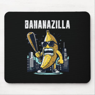 Banana Monster Bananazilla Funny Fruit Meme Men Ki Mouse Mat