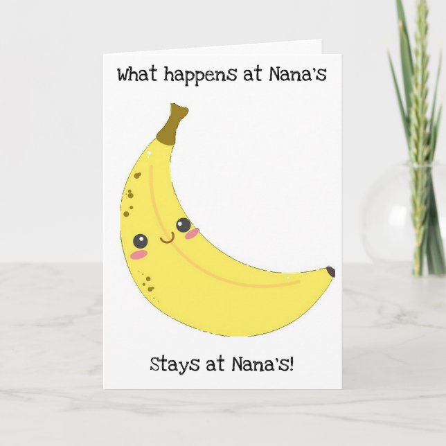 Banana Nana Card (Front)