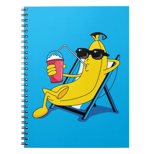 Banana on vacation notebook (Front)