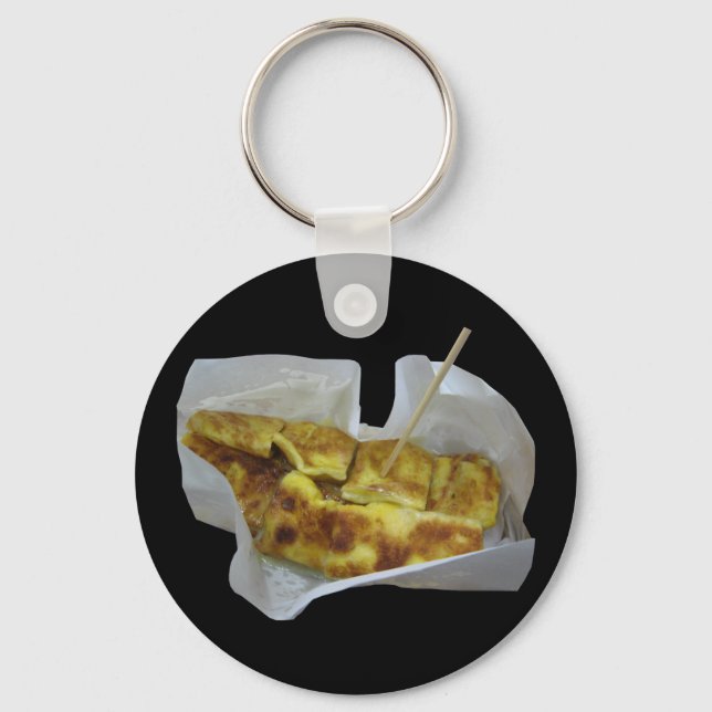 Banana Pancake [Roti Kluai Khai] Thai Street Food Key Ring (Front)
