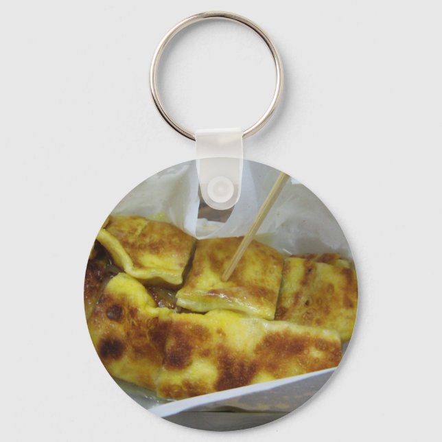 Banana Pancake [Roti Kluai Khai] Thai Street Food Key Ring (Front)