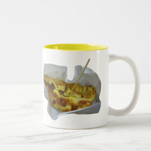 Banana Pancake Roti ... Thai Street Food Two-Tone Coffee Mug