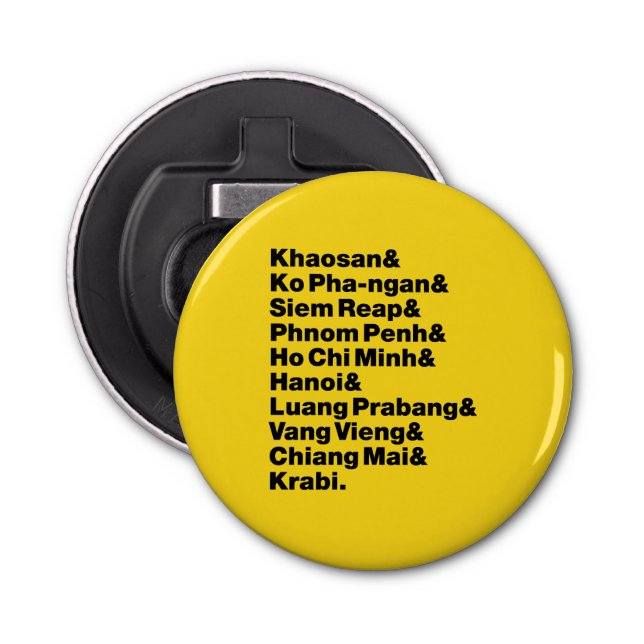 Banana Pancake Trail / Circuit Bottle Opener (Front)