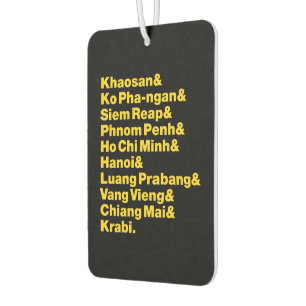 Banana Pancake Trail / Circuit Car Air Freshener