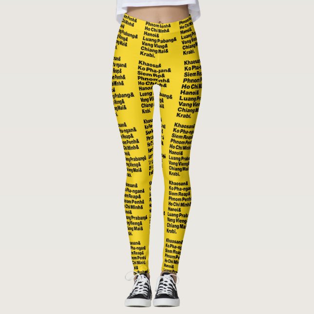 Banana Pancake Trail / Circuit Leggings (Front)
