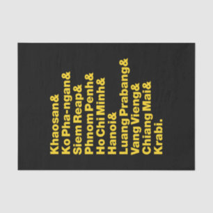 Banana Pancake Trail / Circuit Tissue Paper