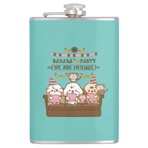 Banana party hip flask