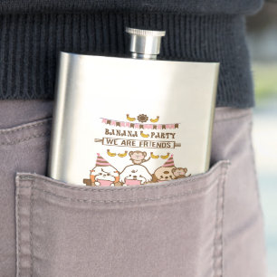 Banana party hip flask