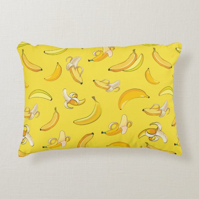 Banana Pattern 4 Decorative Cushion (Front)