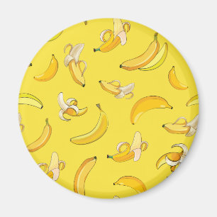 Banana Pattern 4 Magnet