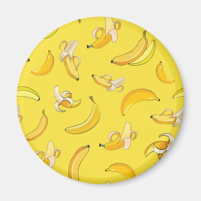 Banana Pattern 4 Magnet (Front)