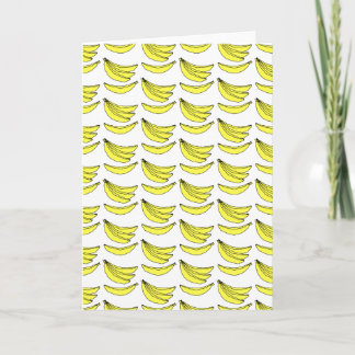 Banana Pattern. Card