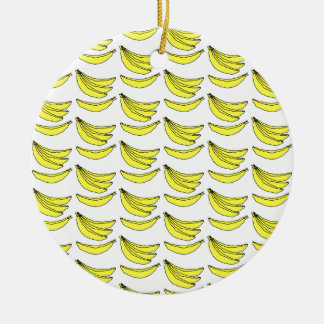 Banana Pattern. Ceramic Tree Decoration
