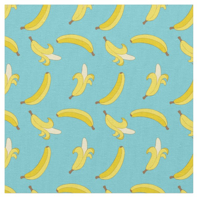 Banana pattern fabric (Close Up)