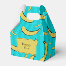 Banana Pattern Favour Box