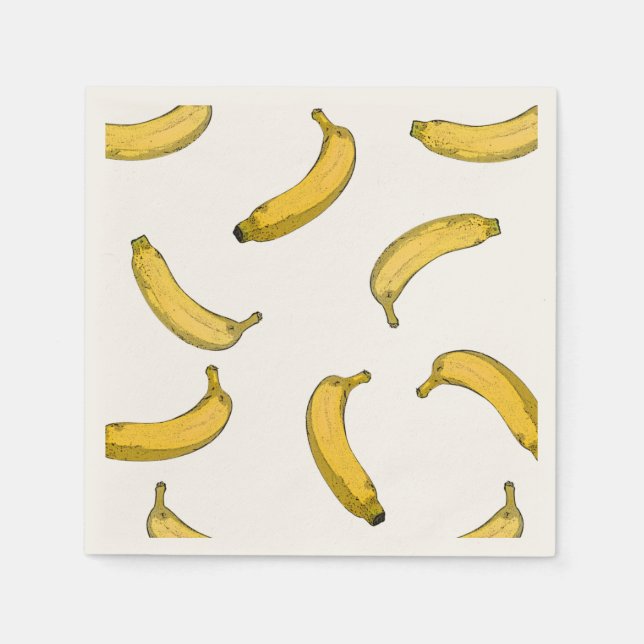 banana pattern napkin (Front)
