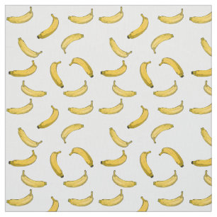 banana pattern sketch fabric
