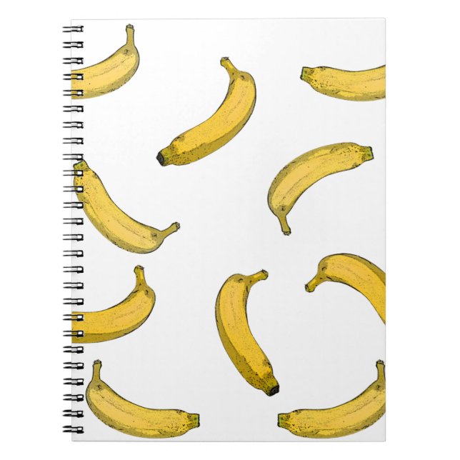 Banana pattern sketch version notebook (Front)
