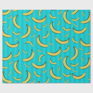 Banana Pattern Wrapping Paper