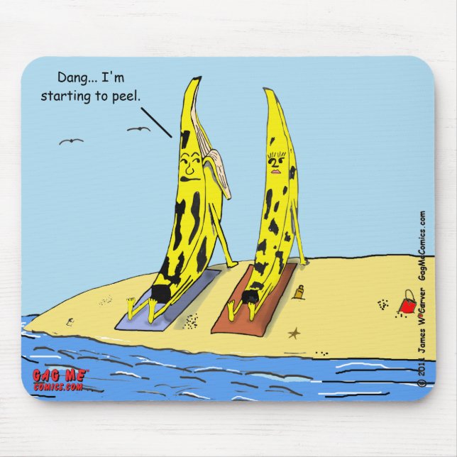 "Banana Peel" Mouse Mat (Front)