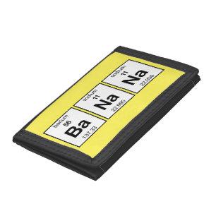 BaNaNa Periodic Table Trifold Wallet