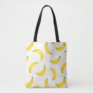 Banana Pop Yellow Cream Tote Bag