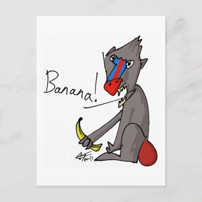 Banana! Postcard (Front)